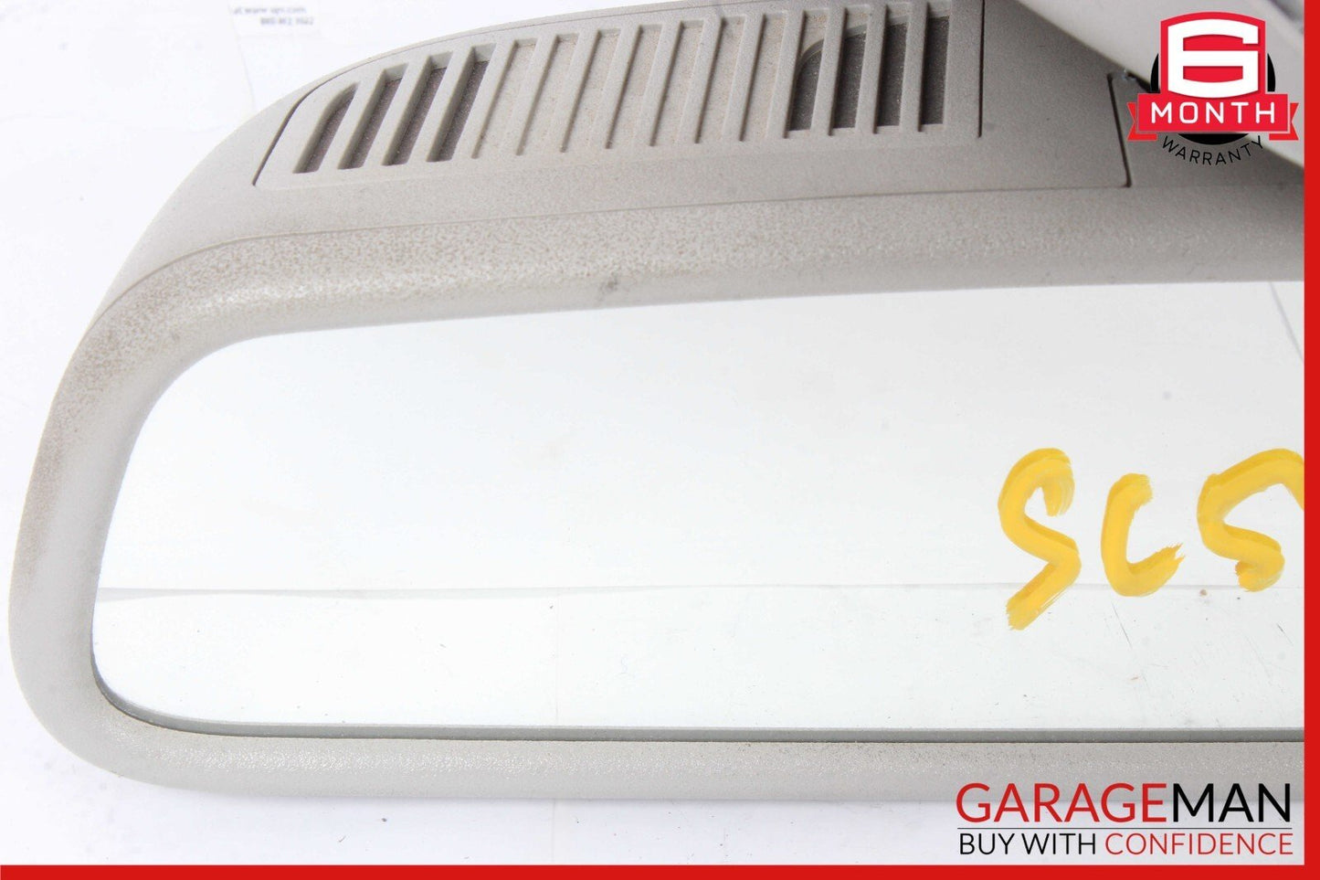 07-12 Mercedes R230 SL550 Interior Front Top Upper Rear View Mirror Assy Gray