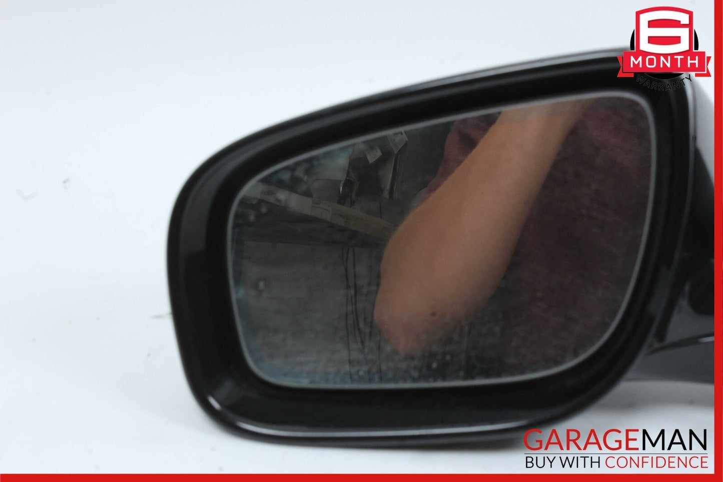 07-09 Mercedes W211 E63 AMG Left Driver Side Rear View Door Mirror Black OEM
