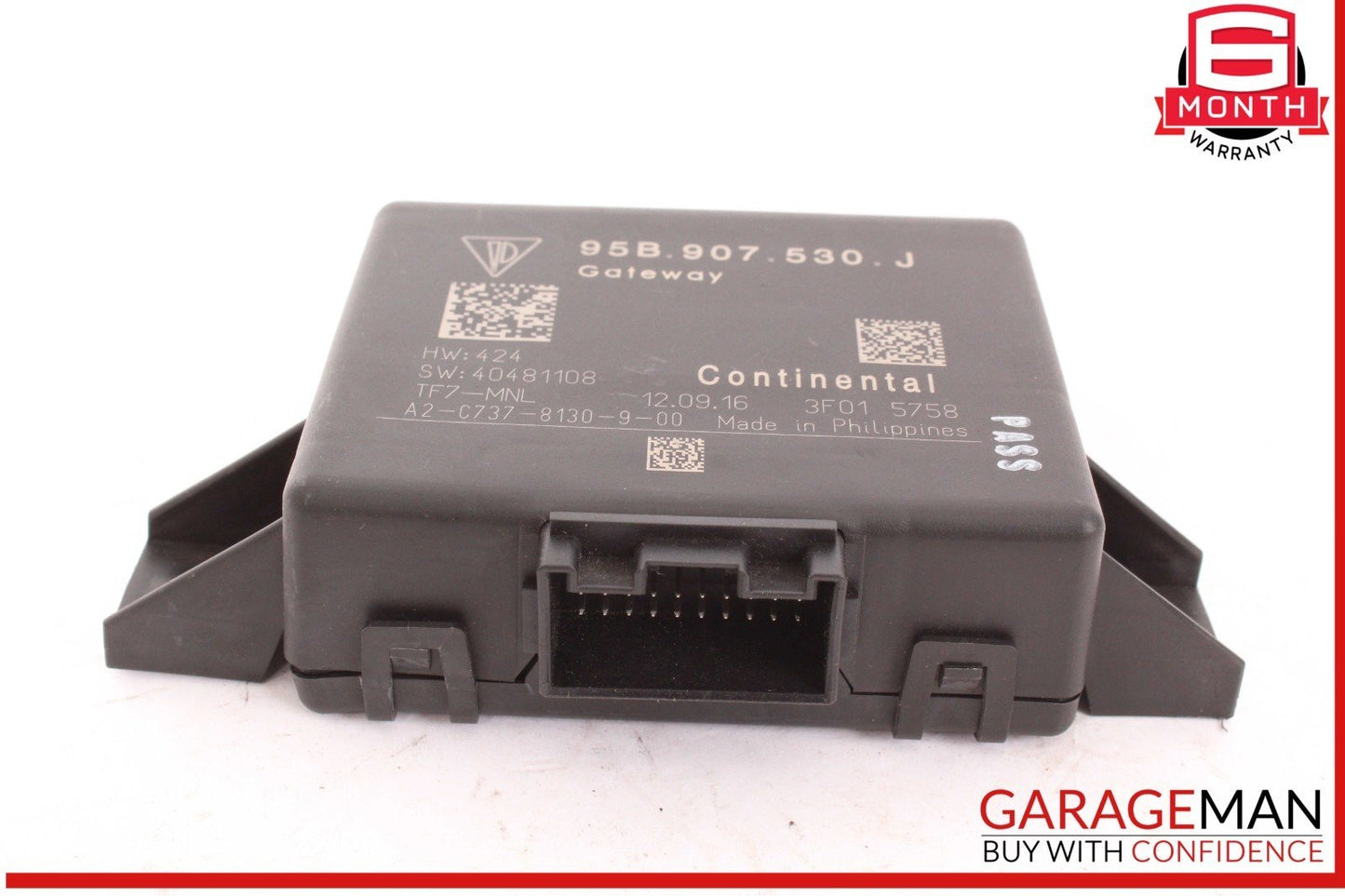 15-18 Porsche Macan 95B Gateway Control Module Unit 95B907530J OEM