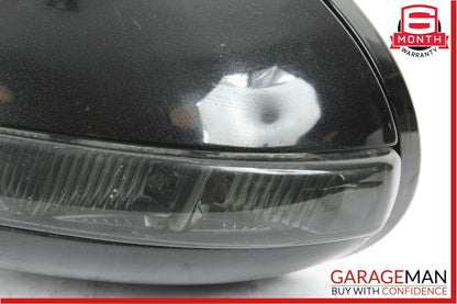 06-08 Mercedes W219 CLS500 Front Left Driver Side Door Mirror Rear View Black