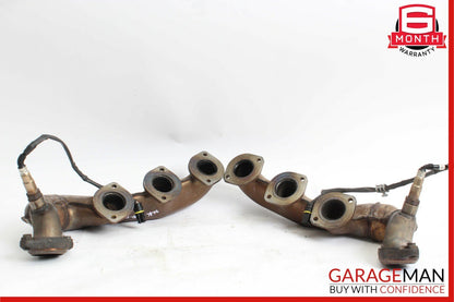 01-04 Mercedes R170 SLK320 Left & Right Side Exhaust Manifold Header Pipe Set