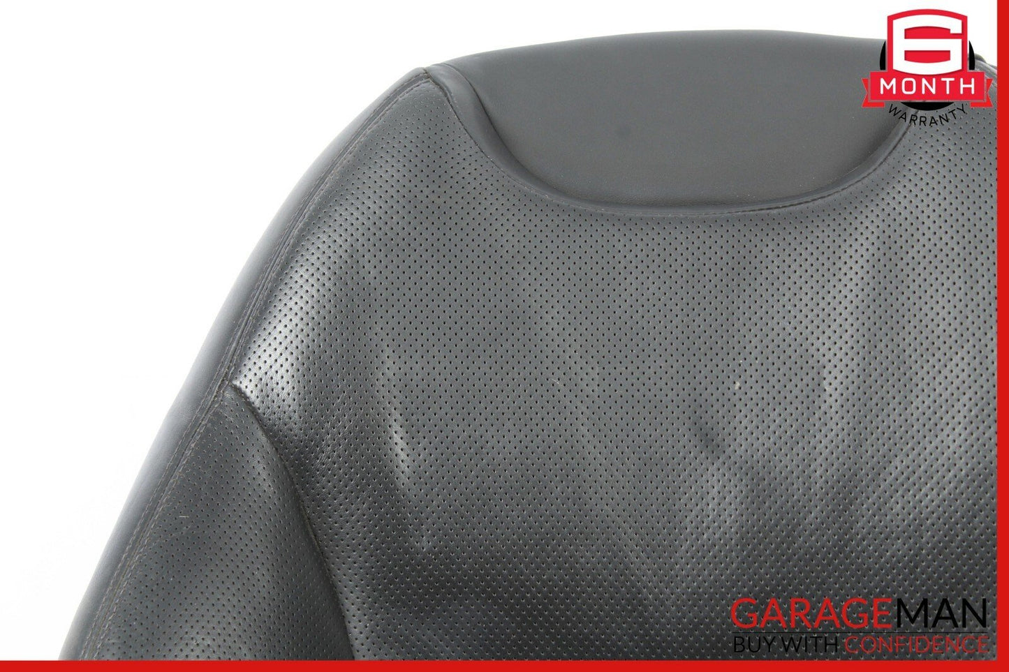 07-14 Mercedes W216 CL550 Front Left Side Top Upper Seat Cushion Black