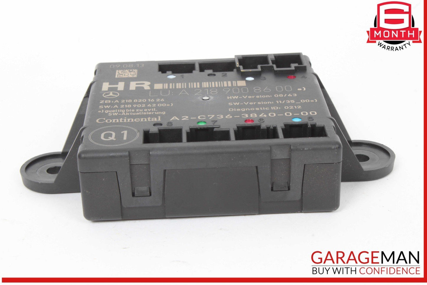 08-18 Mercedes W212 E350 C350 CLS550 Rear Right Side Door Control Module Unit