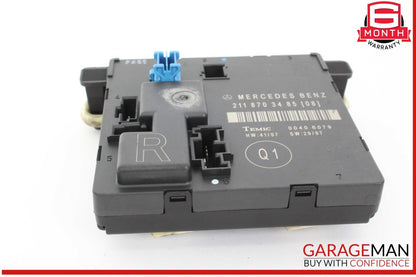 07-09 Mercedes W211 E350 E550 Rear Right Side Door Control Module 2118703485 OEM