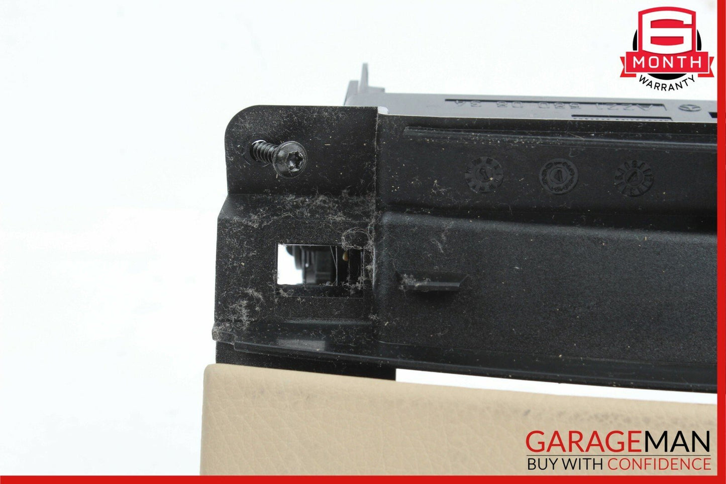 07-13 Mercedes W221 S550 S450 Center Console Dashboard CD Player Cover Beige OEM