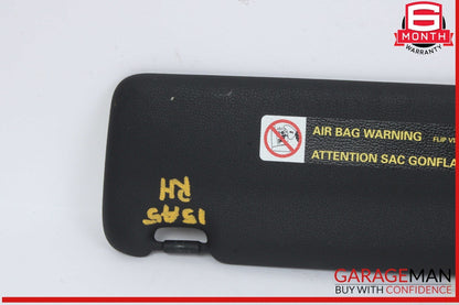 10-17 Audi A5 Front Right Passenger Side Sun Visor Sunvisor Black 8H0857552 OEM