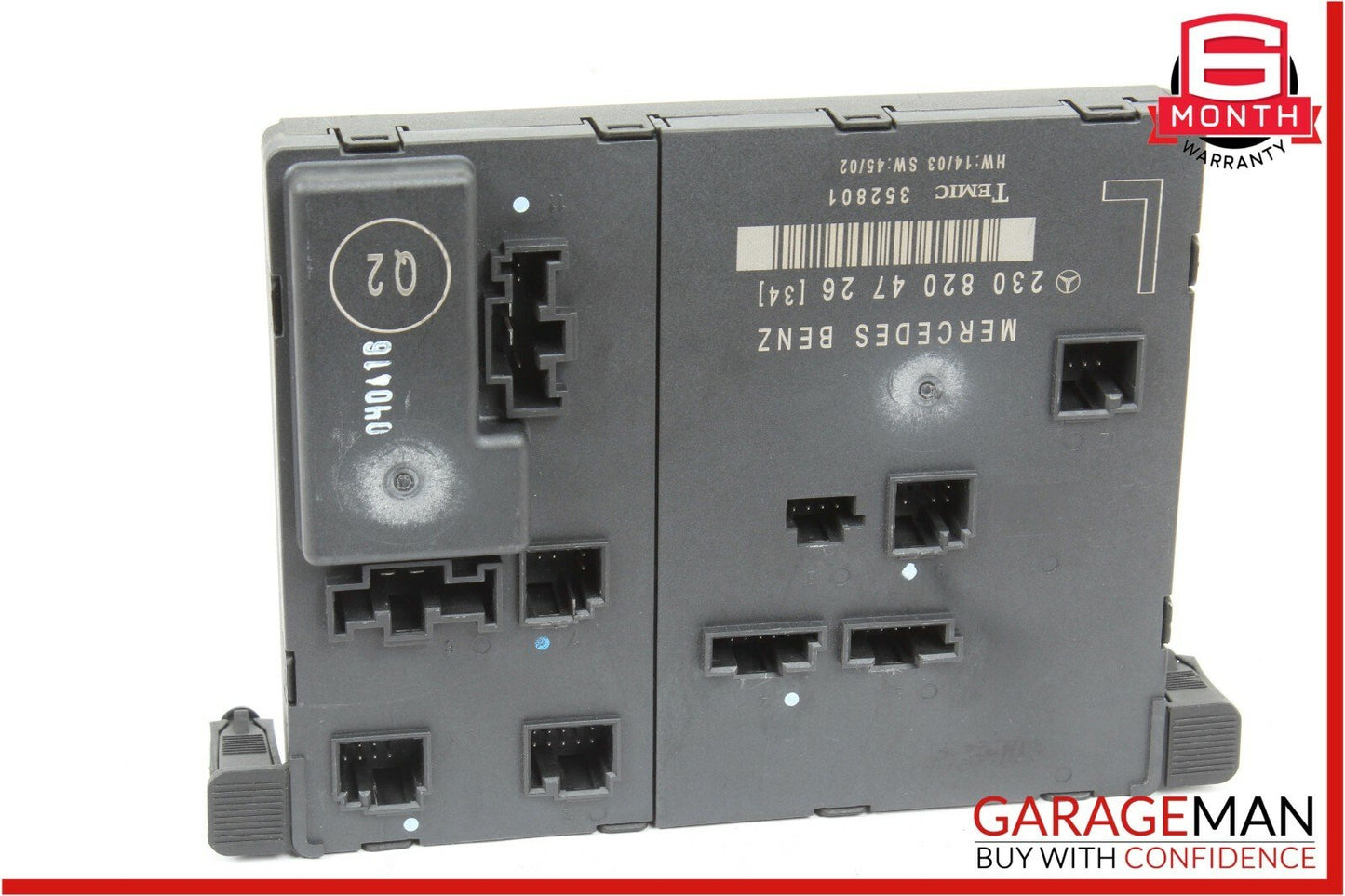 03-08 Mercedes R230 SL500 SL55 AMG Front Left Driver Door Control Module