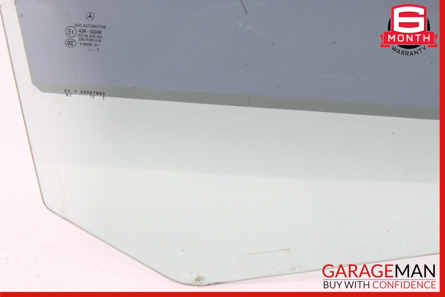 12-14 Mercedes W204 C250 Coupe Front Right Passenger Side Door Window Glass OEM