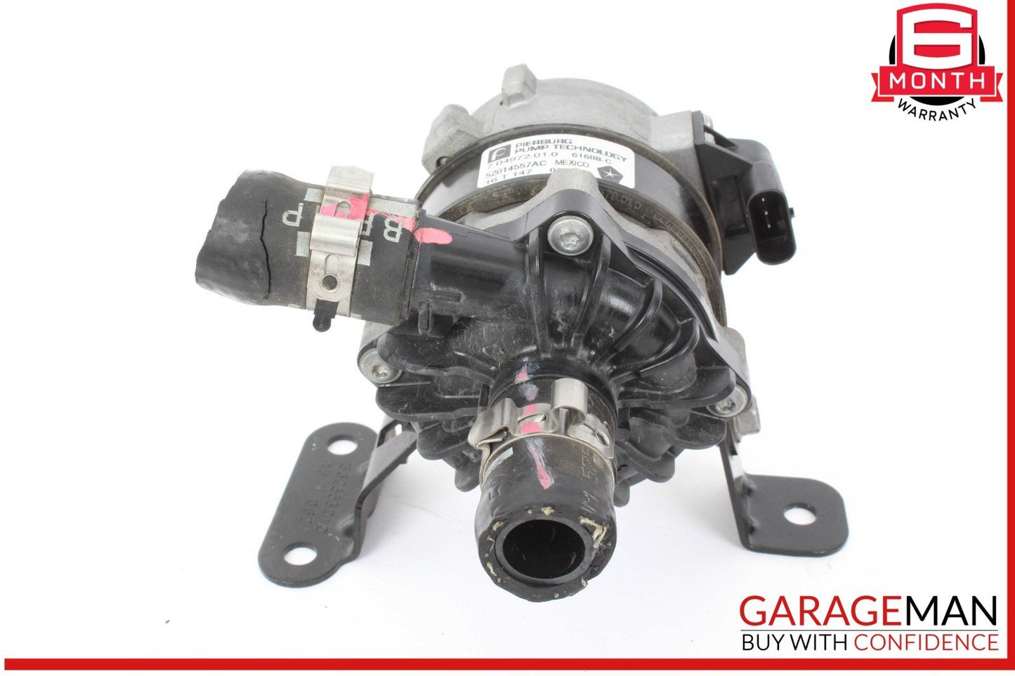 12-19 Fiat 500E EV Electric Auxiliary Coolant Water Pump 52014557AC OEM