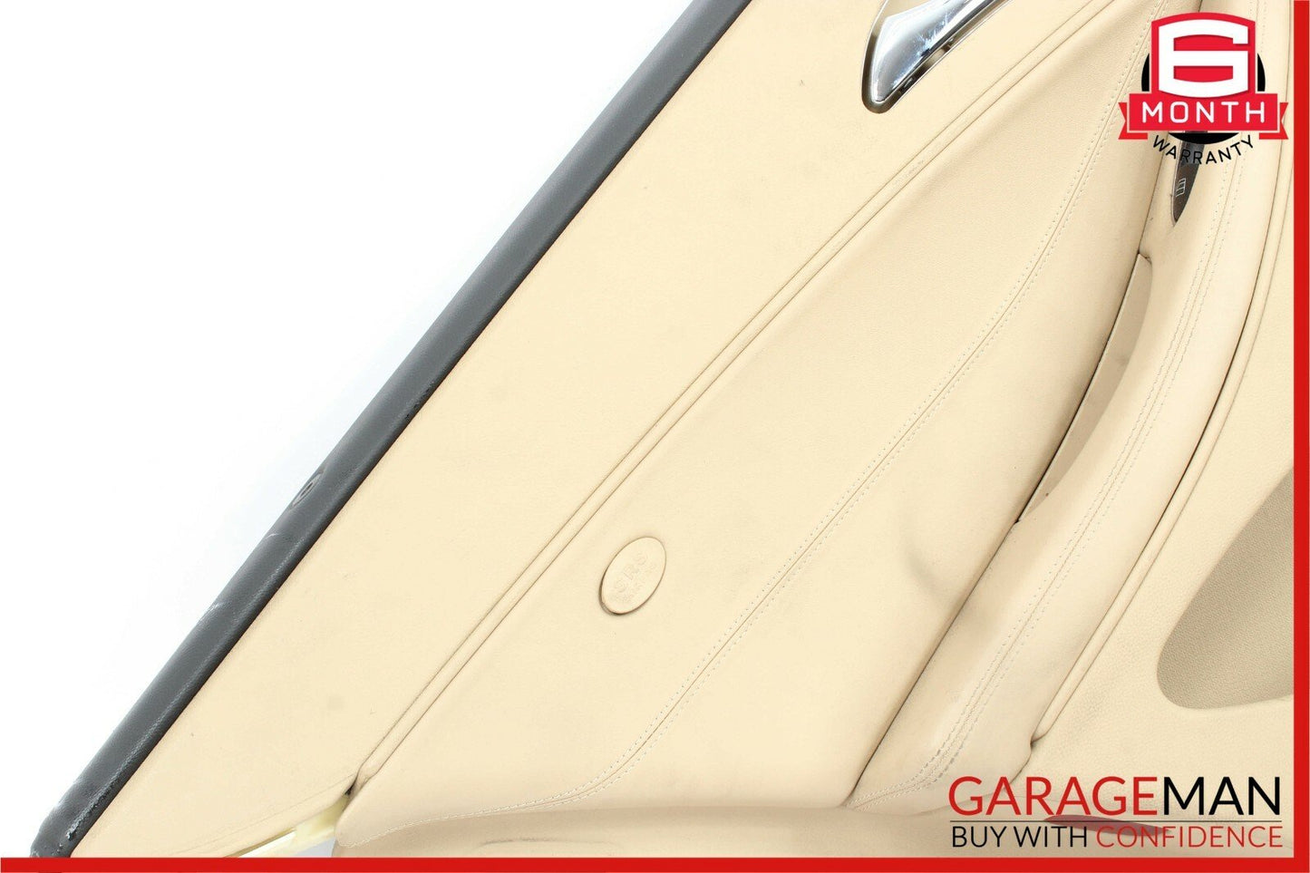 06-11 Mercedes W219 CLS55 CLS63 Rear Left Side Interior Door Trim Panel Brown