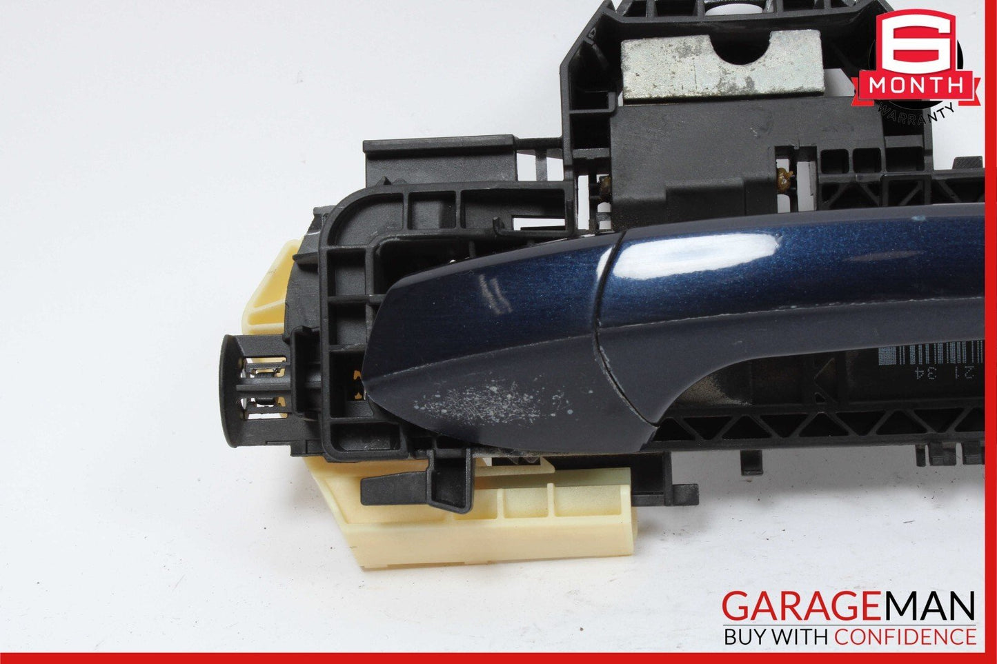 10-13 Mercedes W212 E350 E550 Rear Left Side Exterior Door Handle Assembly Blue