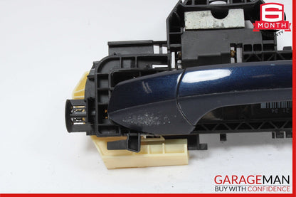 10-13 Mercedes W212 E350 E550 Rear Left Side Exterior Door Handle Assembly Blue