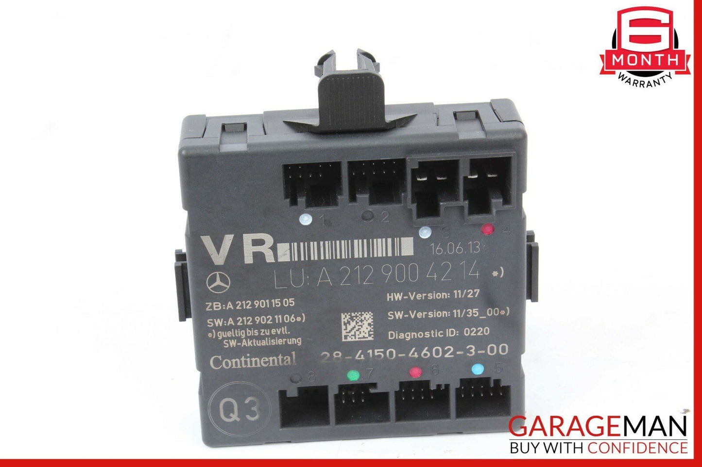 08-15 Mercedes W204 C250 Front Right Passenger Side Door Control Module Unit