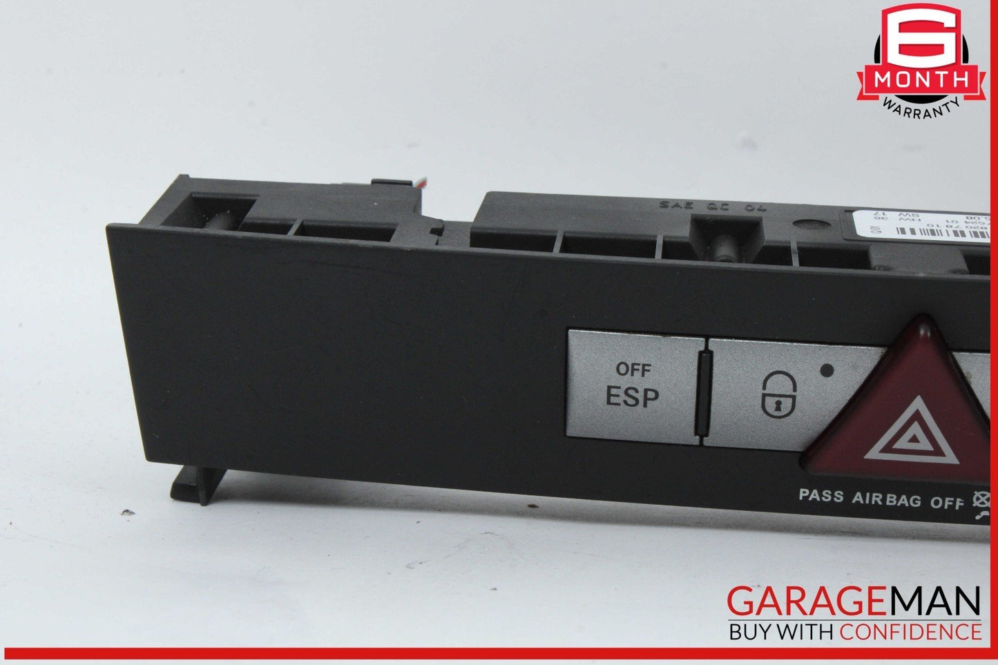 05-08 Mercedes R171 SLK280 SLK350 Door Lock Dash Hazard Light Control Panel OEM