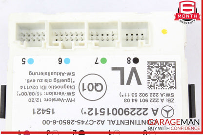 15-23 Mercedes W205 C300 C400 GLC300 Front Left Side Door Control Module Unit