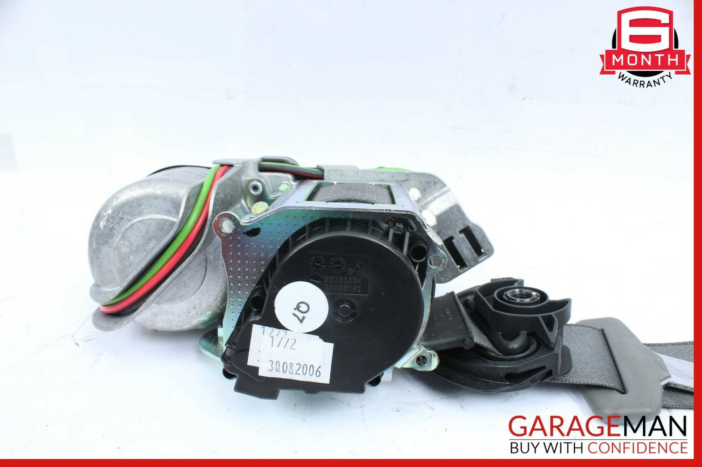 07-09 Mercedes W221 S600 Front Left Side Seatbelt Seat Belt Retractor Black OEM
