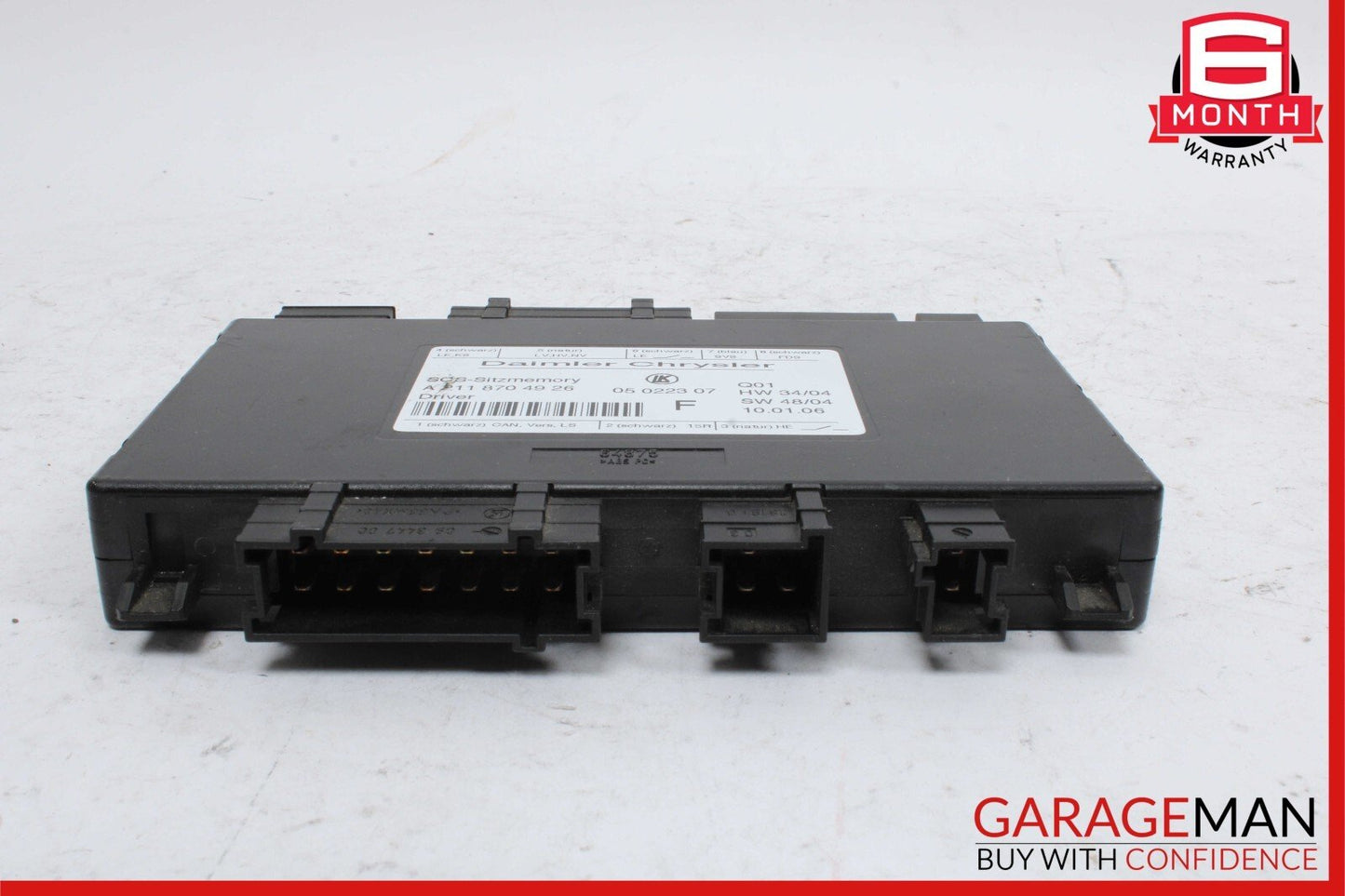 03-12 Mercedes R171 SLK280 SLK350 E350 Front Left Side Seat Control Module Unit