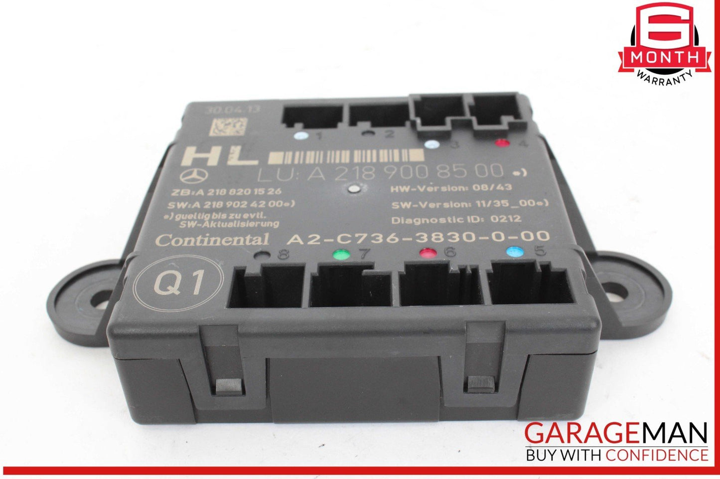 08-18 Mercedes W212 E350 CLS500 C250 Rear Left Side Door Control Module Unit OEM