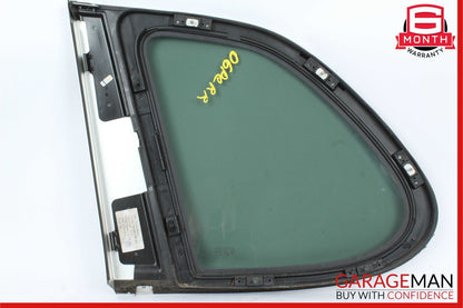 03-06 Porsche Cayenne 955 Rear Right Side Quarter Window Glass Panel White