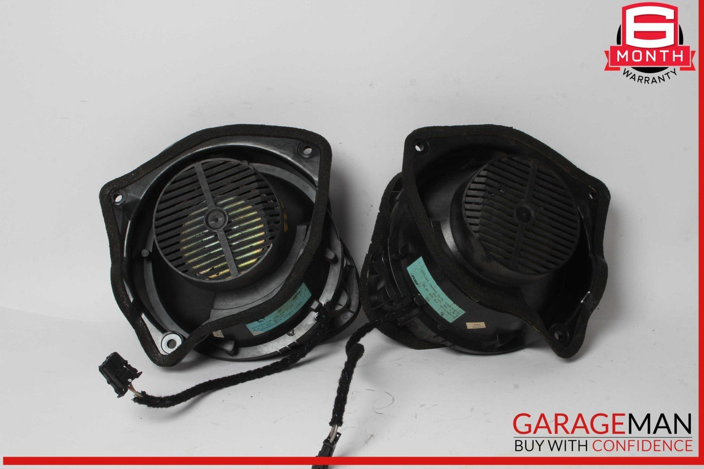 97-04 Mercedes R170 SLK320 Front Right & Left Side Door Sound Speaker Set OEM
