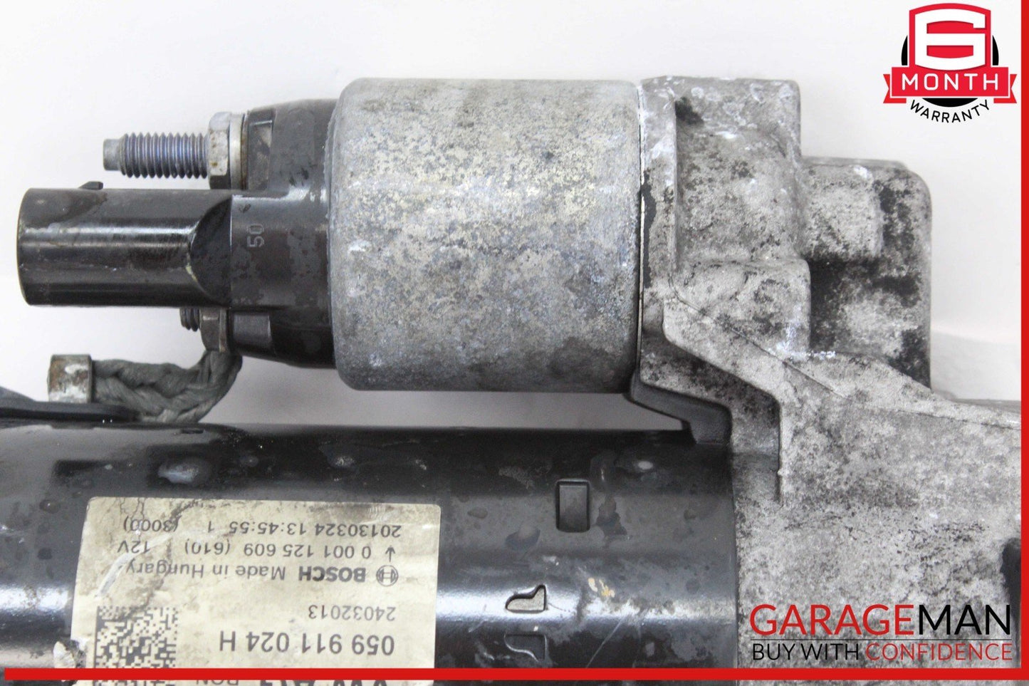 13-16 Porsche Cayenne 958 AWD Touareg 3.0L Engine Starter Motor 059911024H OEM