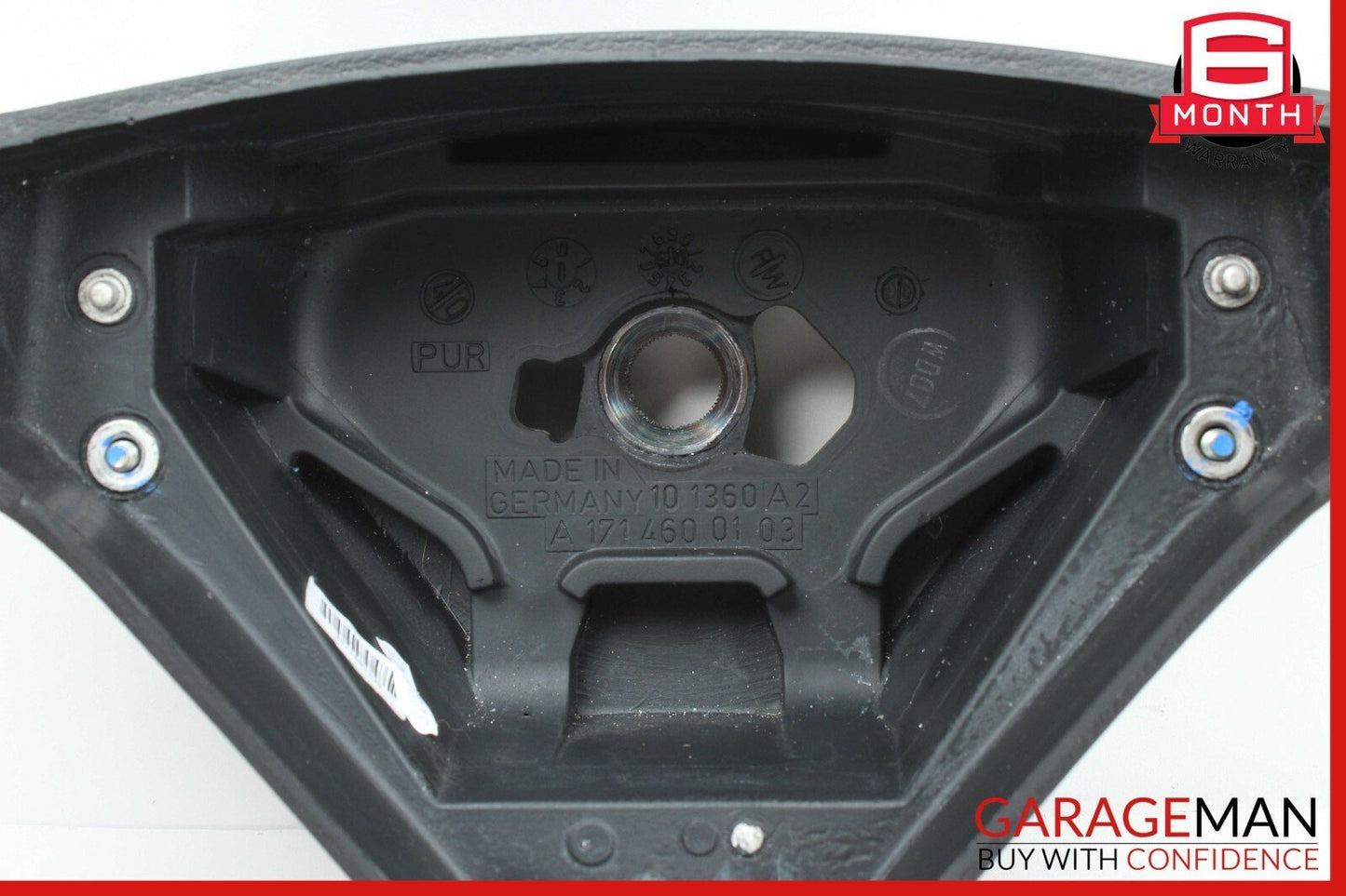 05-11 Mercedes C230 SLK350 Sport 3 Spoke Steering Wheel Leather Black