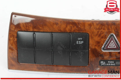 05-09 Mercedes W209 CLK350 Dash Heated Seat ESP Hazard Light Controller Switch