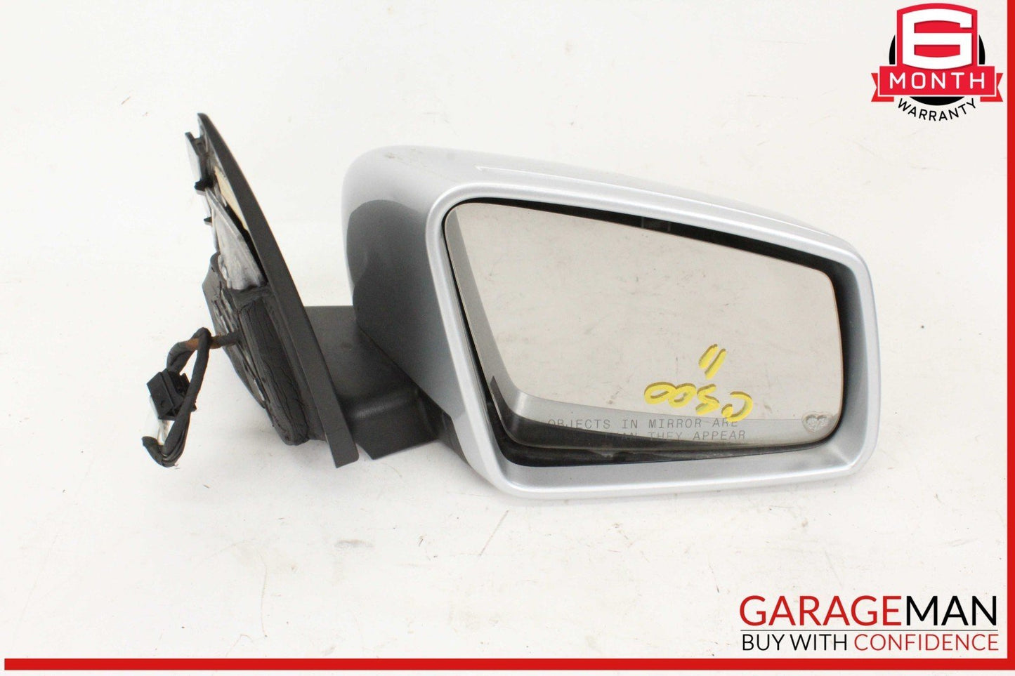 10-11 Mercedes W204 C300 Front Right Passenger Side Door Rear View Mirror Silver