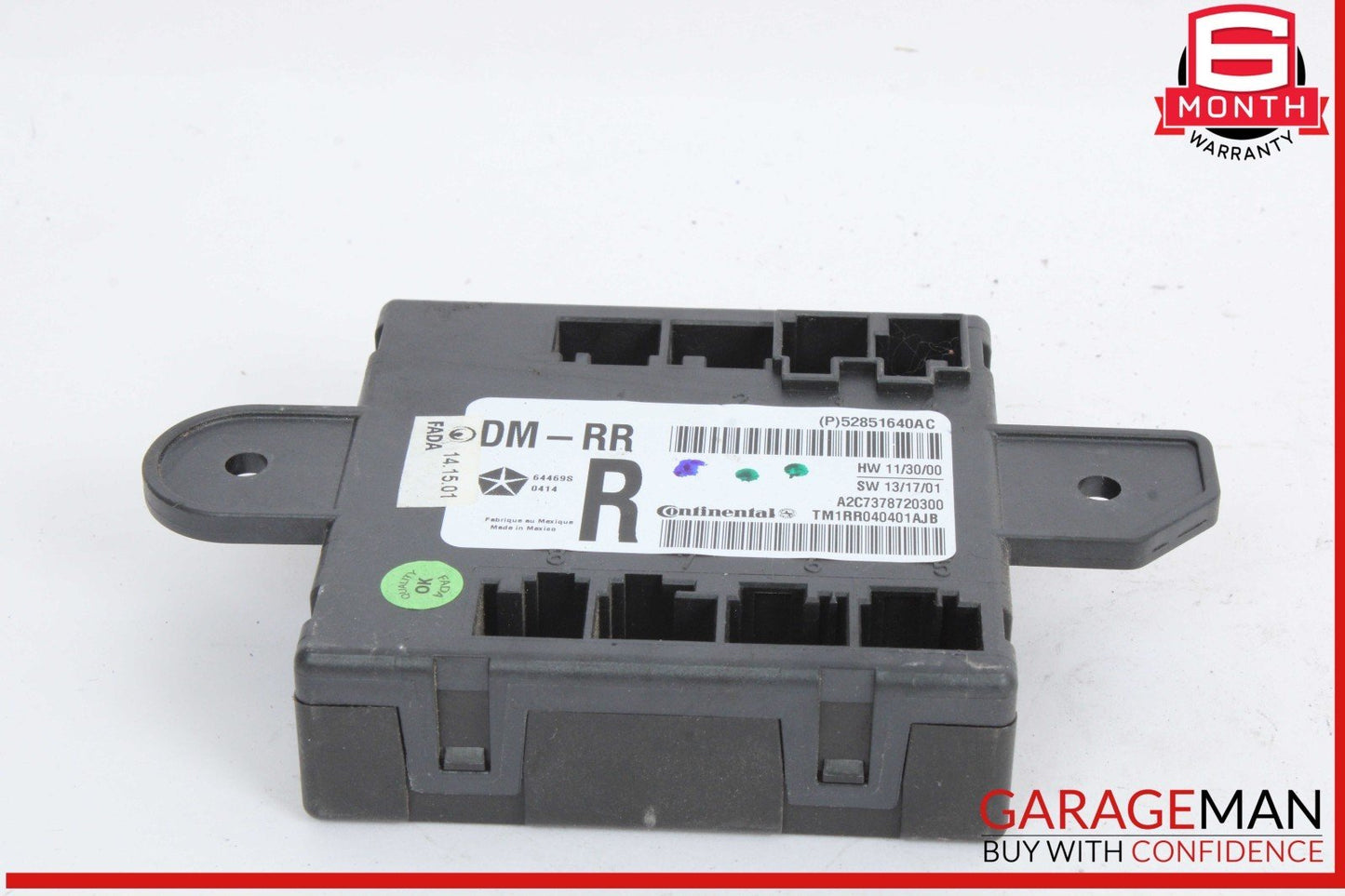 14-17 Maserati Quattroporte S Rear Right Passenger Side Door Control Module Unit