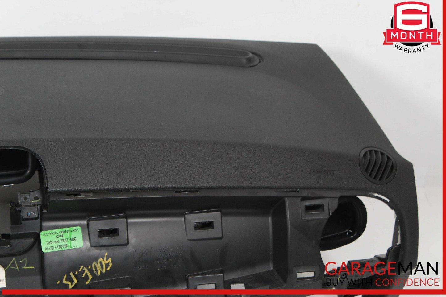 12-17 Fiat 500 Front Dash Dashboard Instrument Panel Cover Trim Assembly OEM