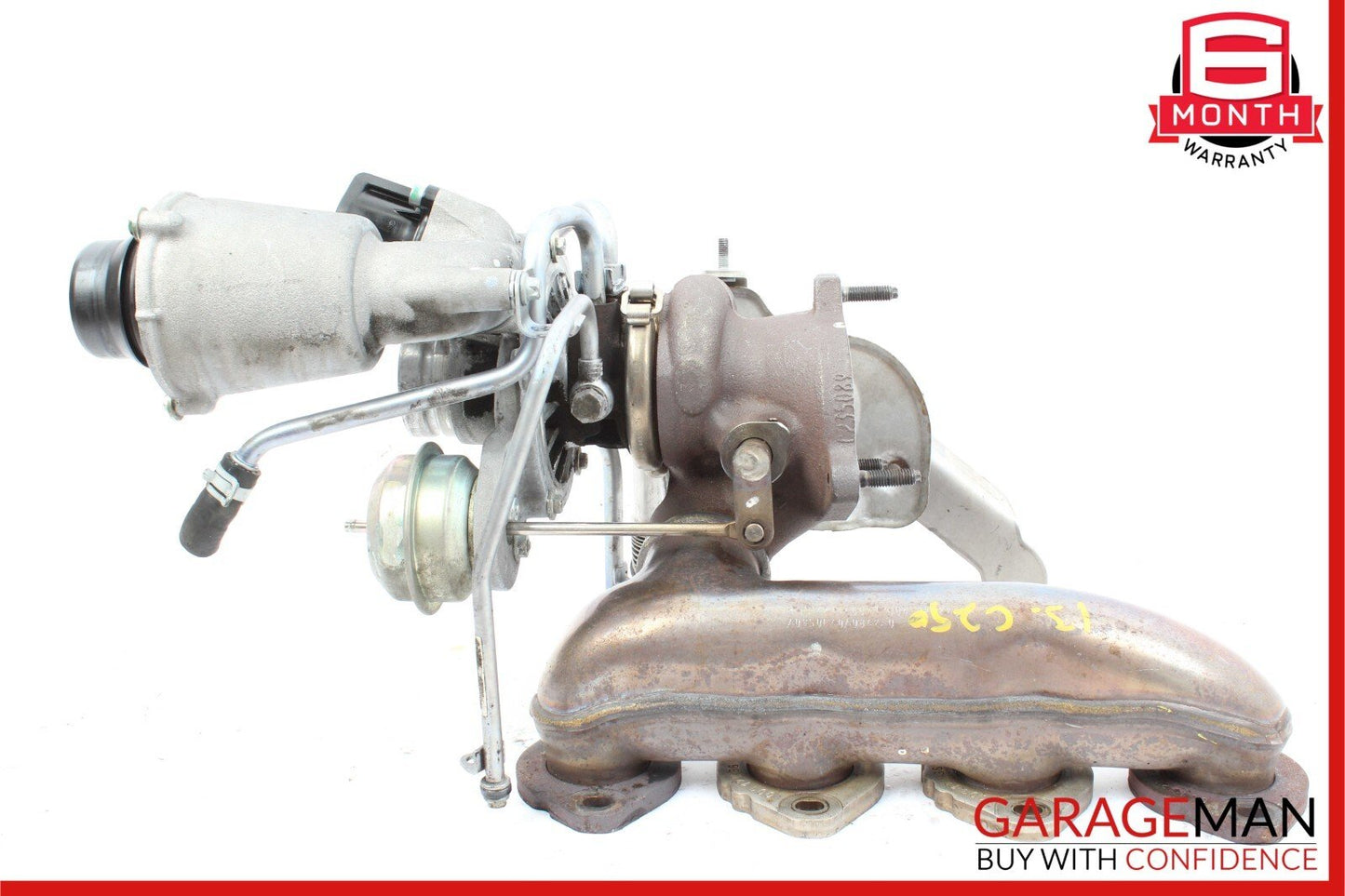 12-15 Mercedes SLK250 C250 1.8L M271 Turbocharger Turbo Manifold Assembly