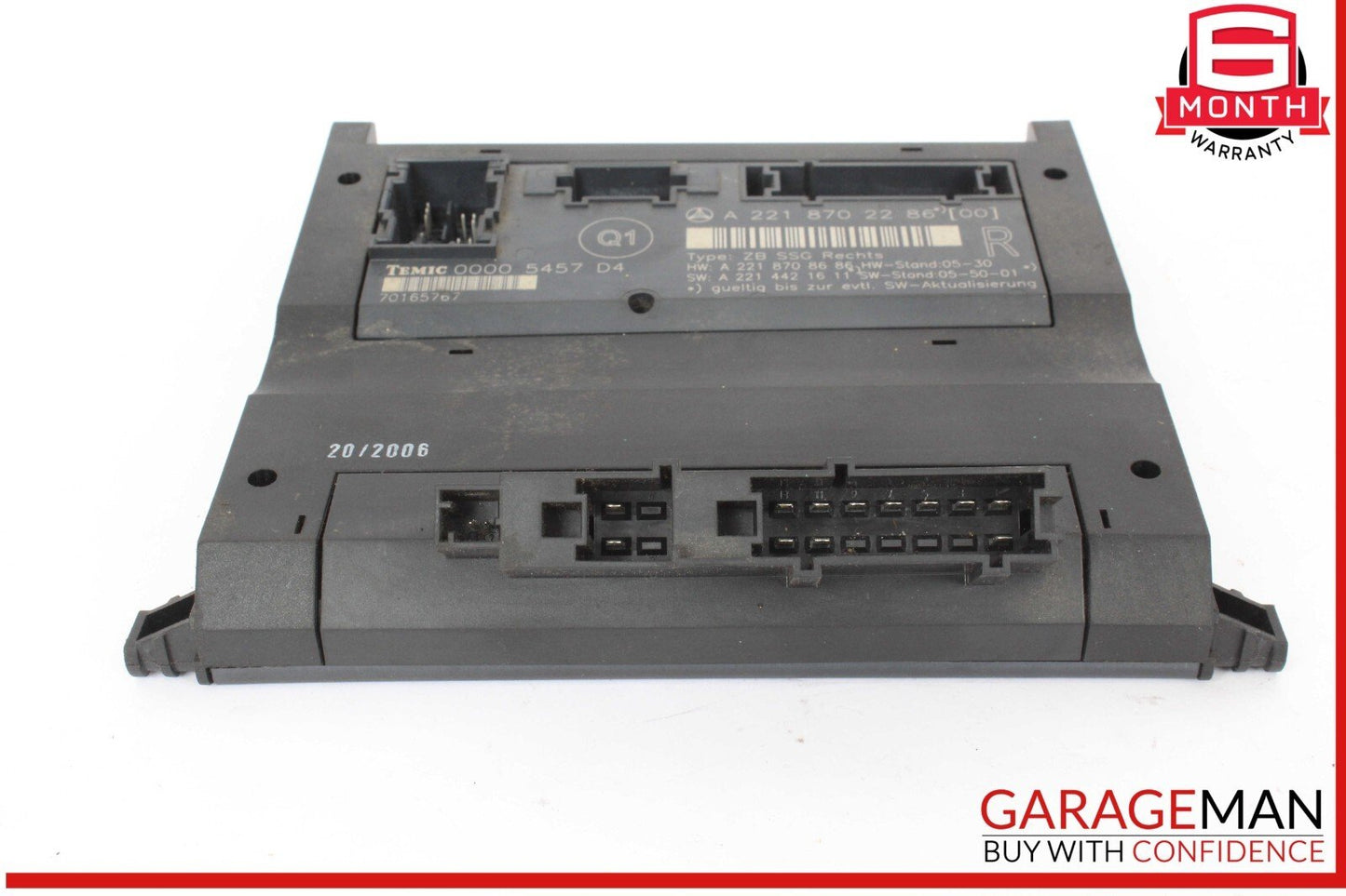 07-13 Mercedes W221 S550 Front Right Side Under Seat Control Module Unit OEM