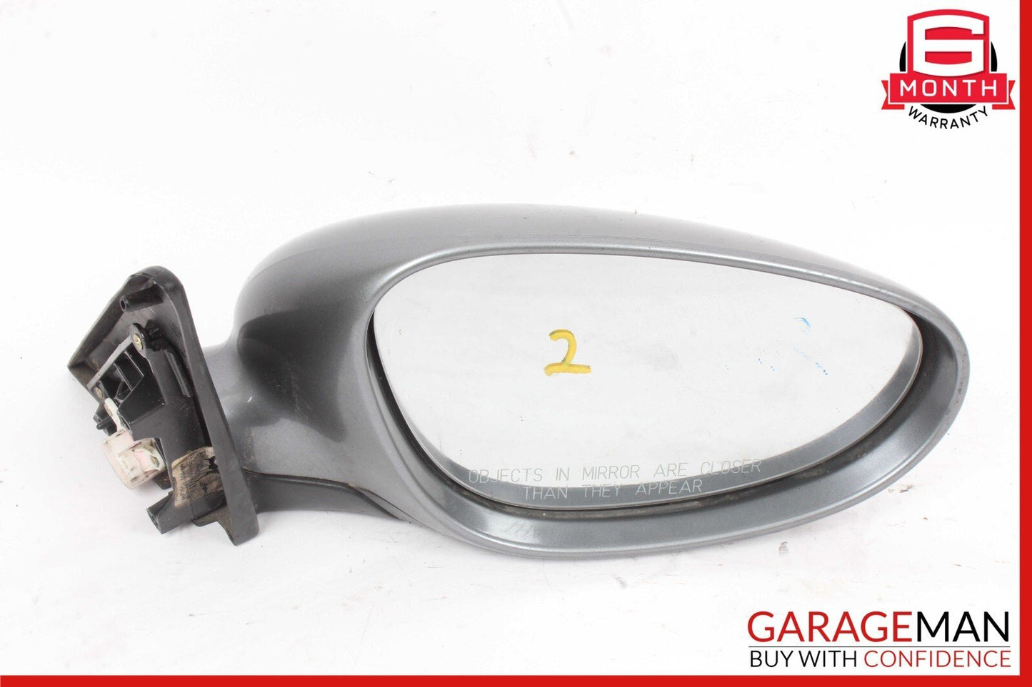 97-04 Porsche Boxster 986 Front Right Side Mirror Door Rear View Graphite Grey