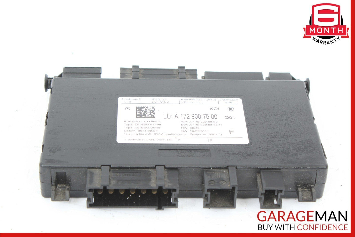 08-18 Mercedes W204 C350 SLK250 C250 Front Left Side Seat Control Module Unit