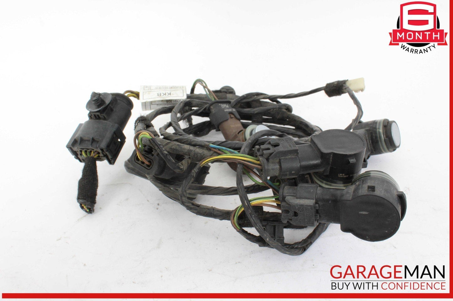 14-17 BMW i3 I01 Hybrid Front Bumper Wire Harness w/ PDC Park Assist Sensor OEM