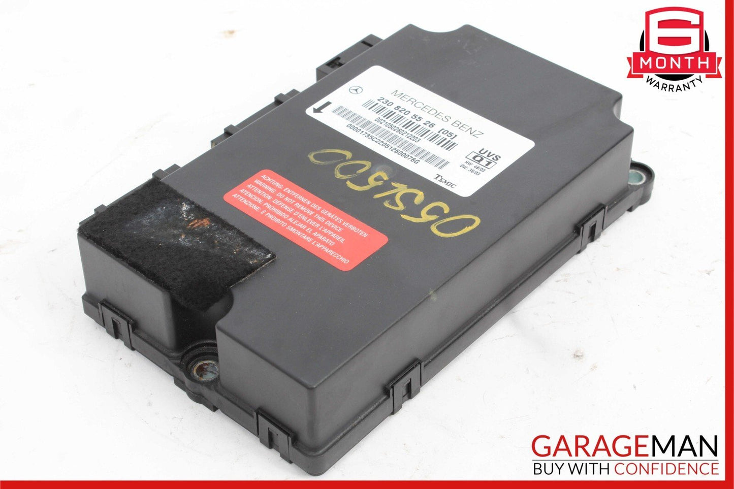 03-08 Mercedes R230 SL500 SL550 SL65 AMG Roof Convertible Top Module Control OEM