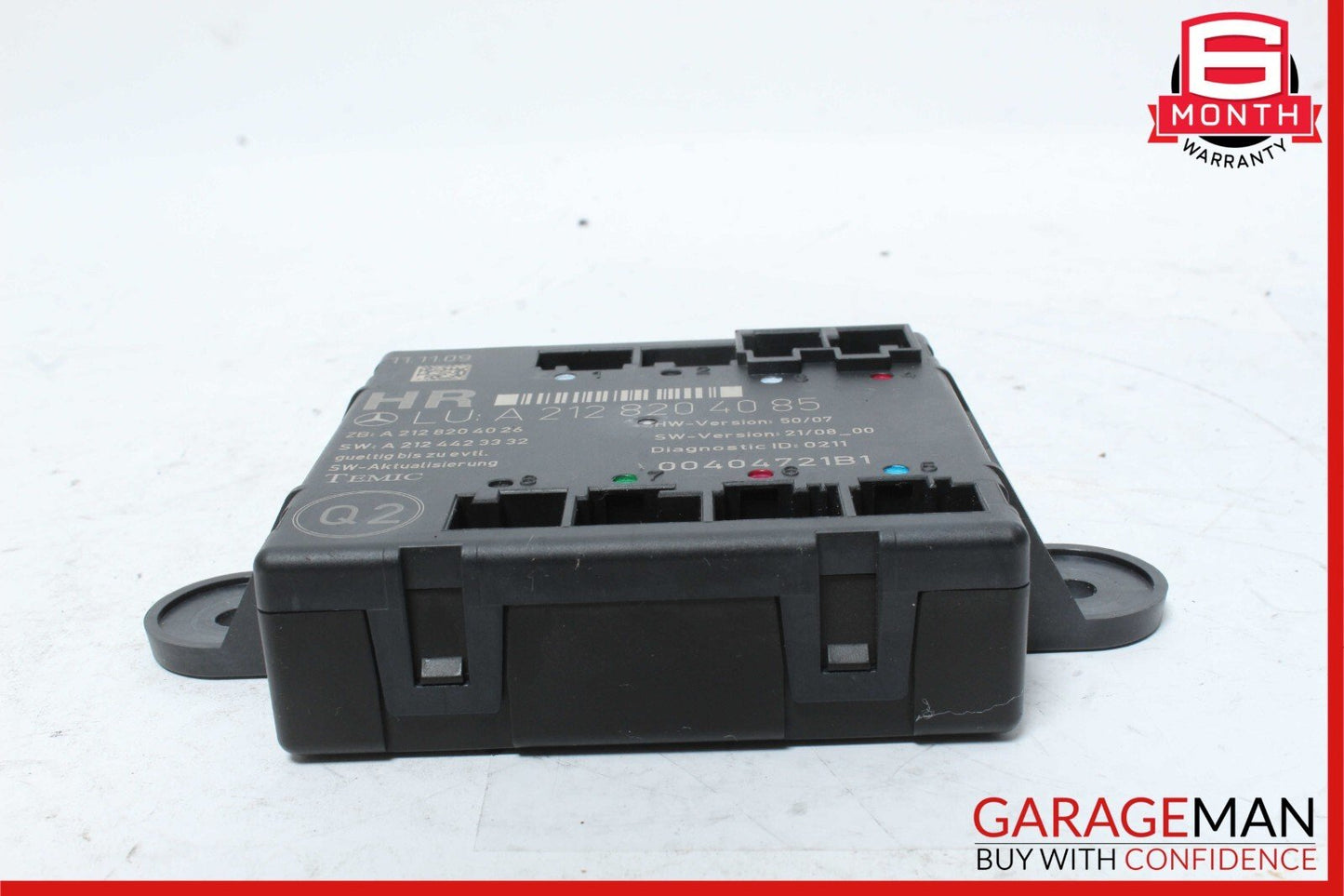 08-18 Mercedes W212 E350 C350 C300 Rear Right Side Door Control Module Unit OEM