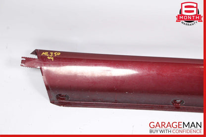 98-05 Mercedes W163 ML350 Base Left Side Rocker Skirt Molding Panel Titanite Red