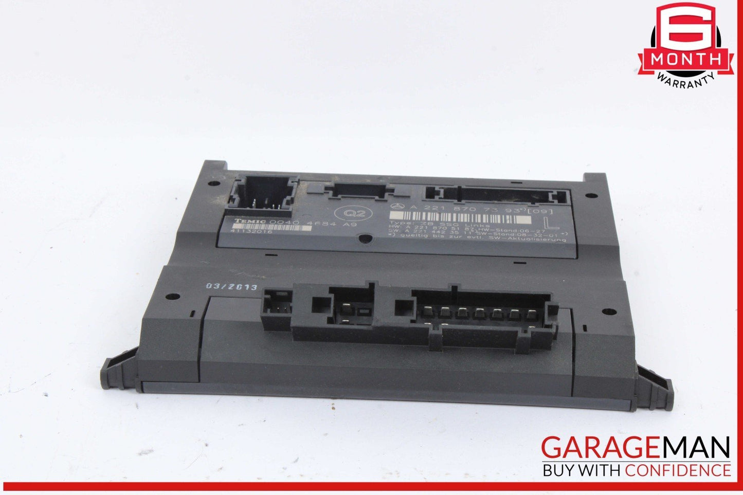 07-13 Mercedes W221 S550 Front Left Driver Side Under Seat Control Module OEM