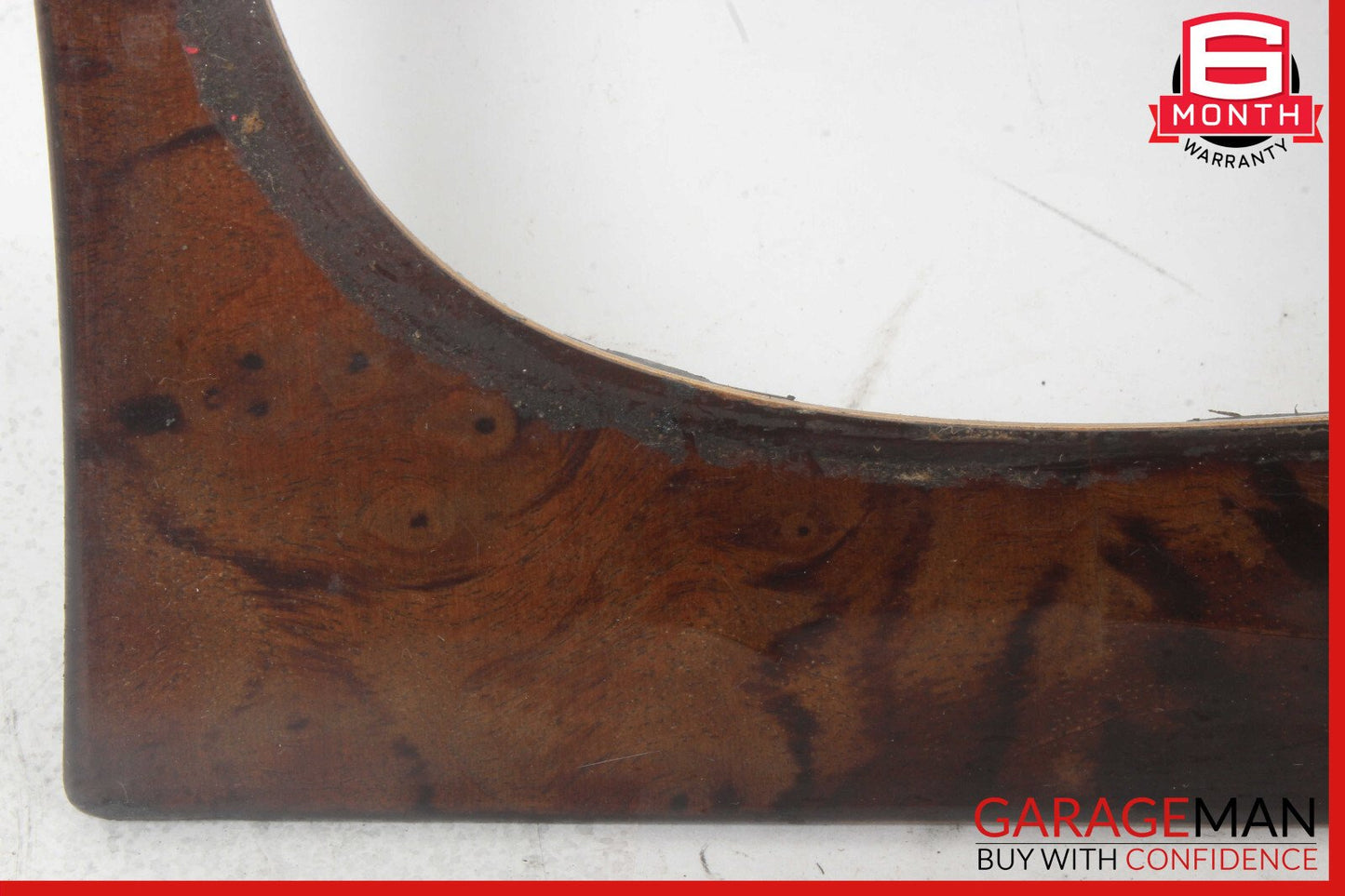 00-06 Mercedes W220 S430 S55 AMG Center Console Shift Shifter Trim Bezel Wood