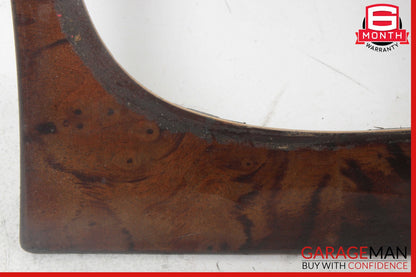 00-06 Mercedes W220 S430 S55 AMG Center Console Shift Shifter Trim Bezel Wood
