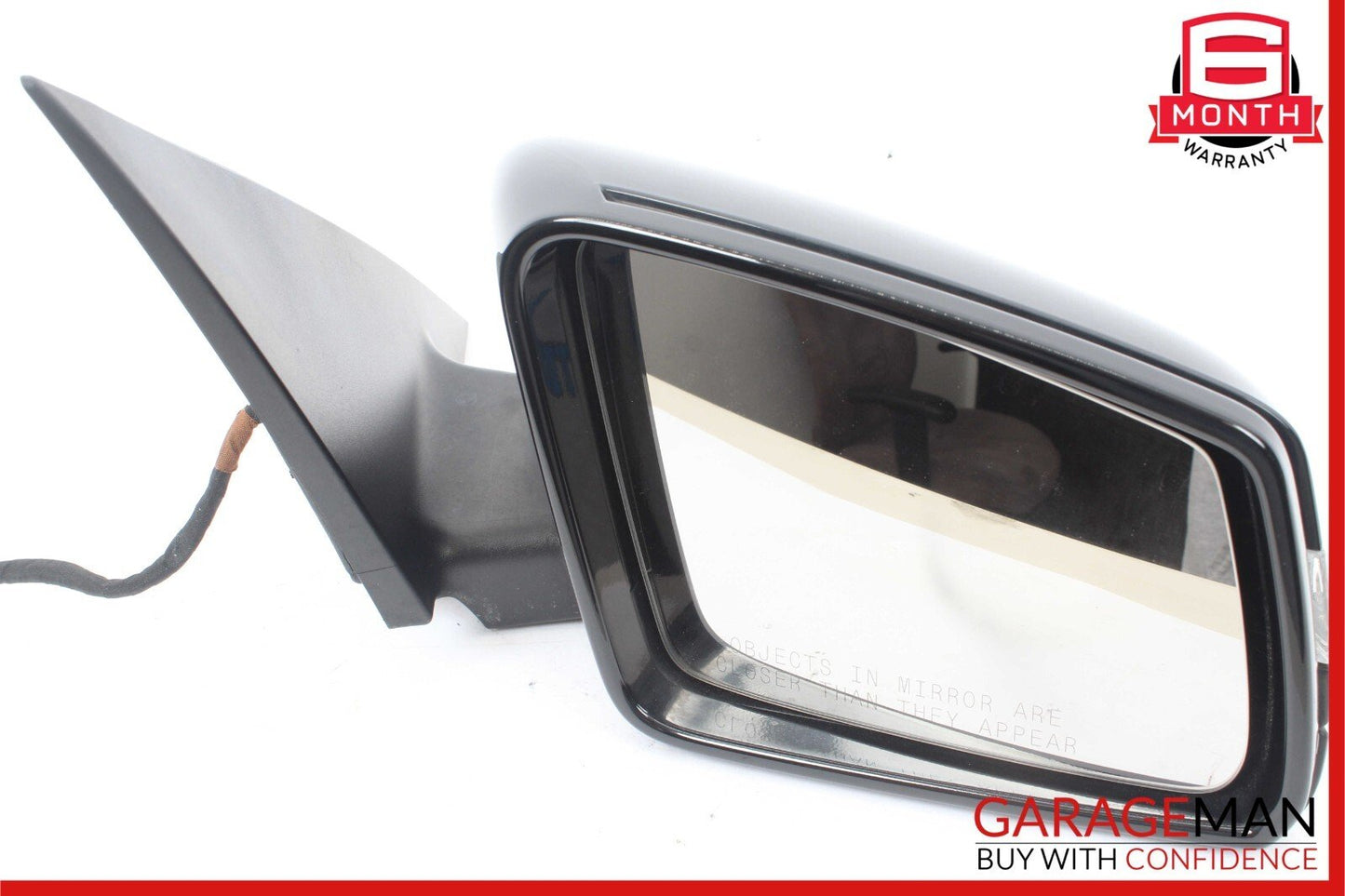12-14 Mercedes W204 C300 Front Right Side Mirror Door Rear View Glass Black OEM