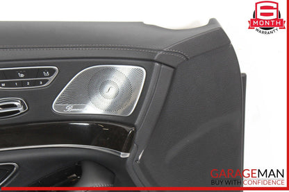 14-17 Mercedes W222 S550 S500 Front Left Side Interior Door Panel Cover OEM