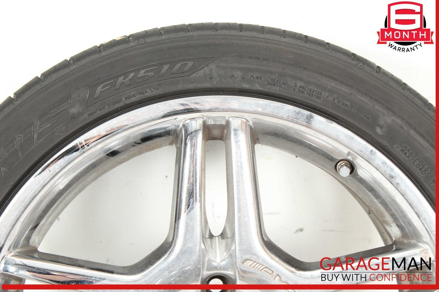 03-12 Mercedes R230 SL550 SL65 AMG Front Wheel Tire Rim 8.5Jx18H2 ET30 OEM