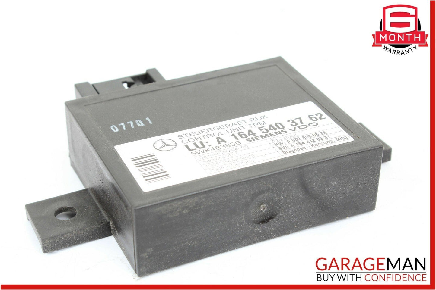 06-09 Mercedes R320 GL450 ML350 Tire Pressure Control Module 1645403762 OEM