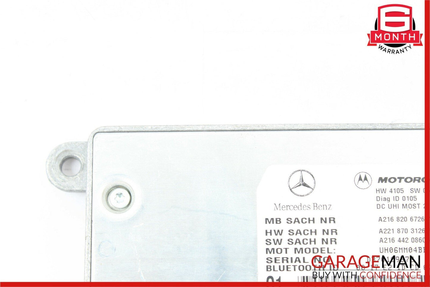 07-09 Mercedes W221 S550 CL600 Bluetooth Mobile Cell Phone Control Module OEM