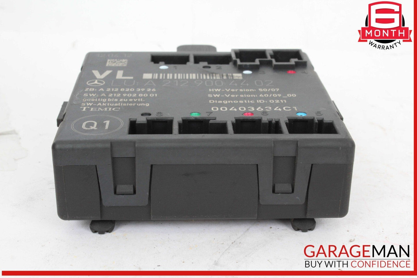 08-18 Mercedes W212 E350 SLK350 E400 Front Left Side Door Control Module OEM