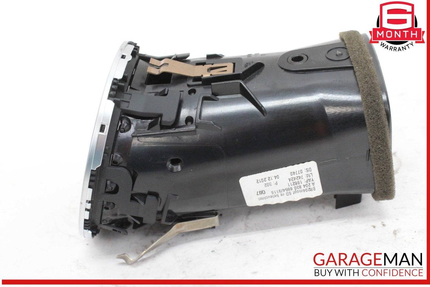12-14 Mercedes W204 C250 CGI Front Right Side Dash AC A/C Air Vent Grill OEM