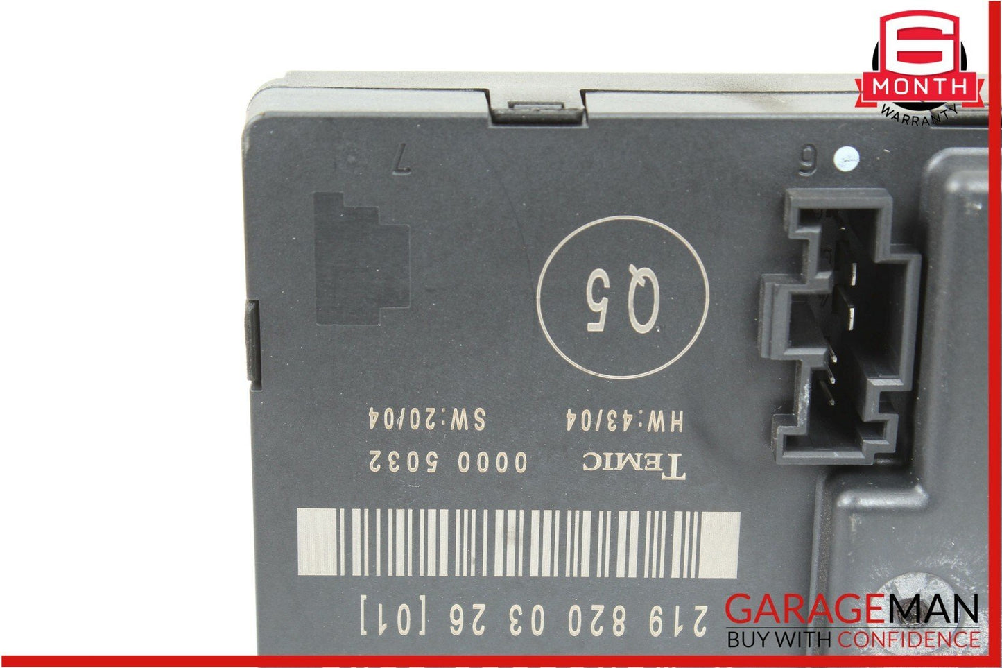 06-11 Mercedes W219 CLS500 Rear Right Passenger Side Door Controller Module