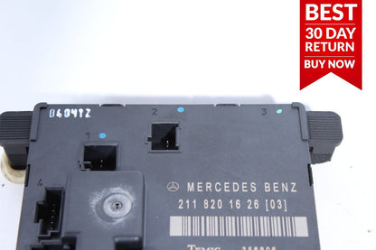 03-06 Mercedes W211 E320 E350 E500 Rear Right Door Control Module OEM A29